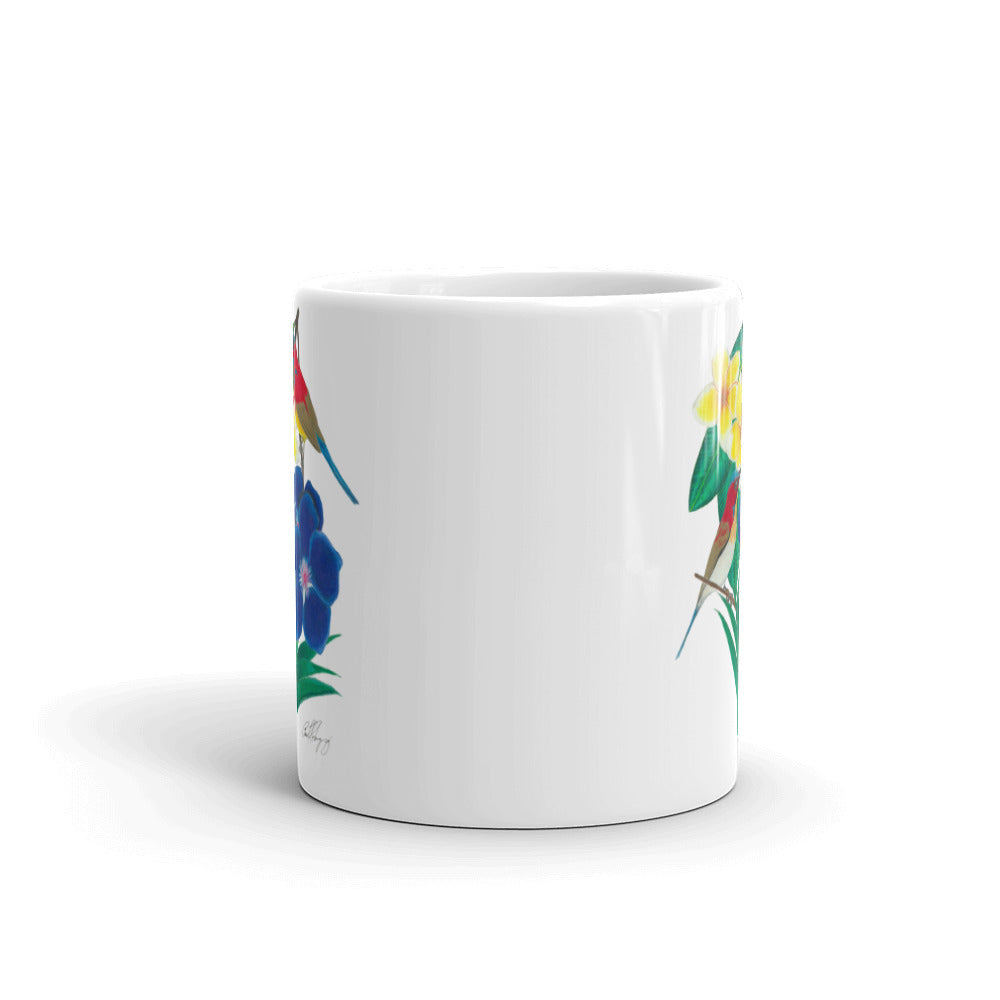 Bird Lover's glossy mug,  redrockartwork