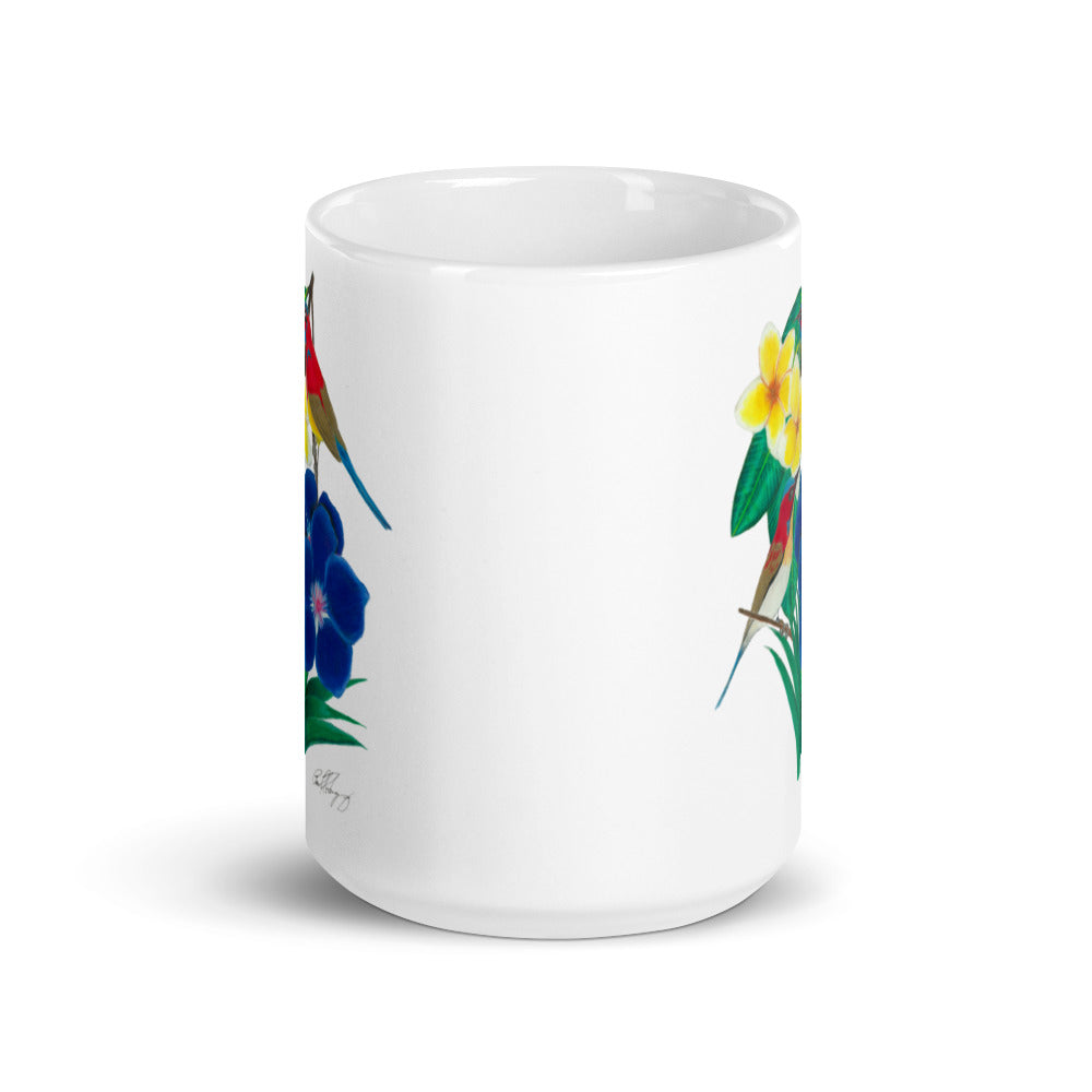 Bird Lover's glossy mug,  redrockartwork