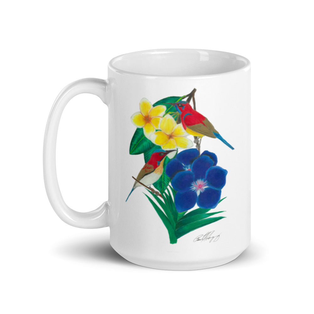 Bird Lover's glossy mug,  redrockartwork