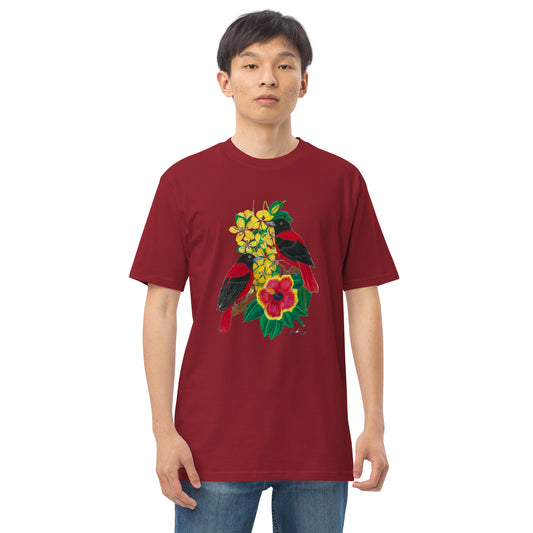 Wings of the Rainforest Men’s premium heavyweight tee