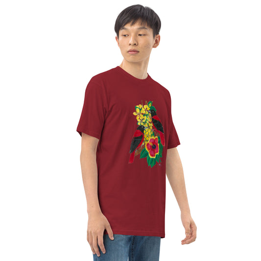 Wings of the Rainforest Men’s premium heavyweight tee